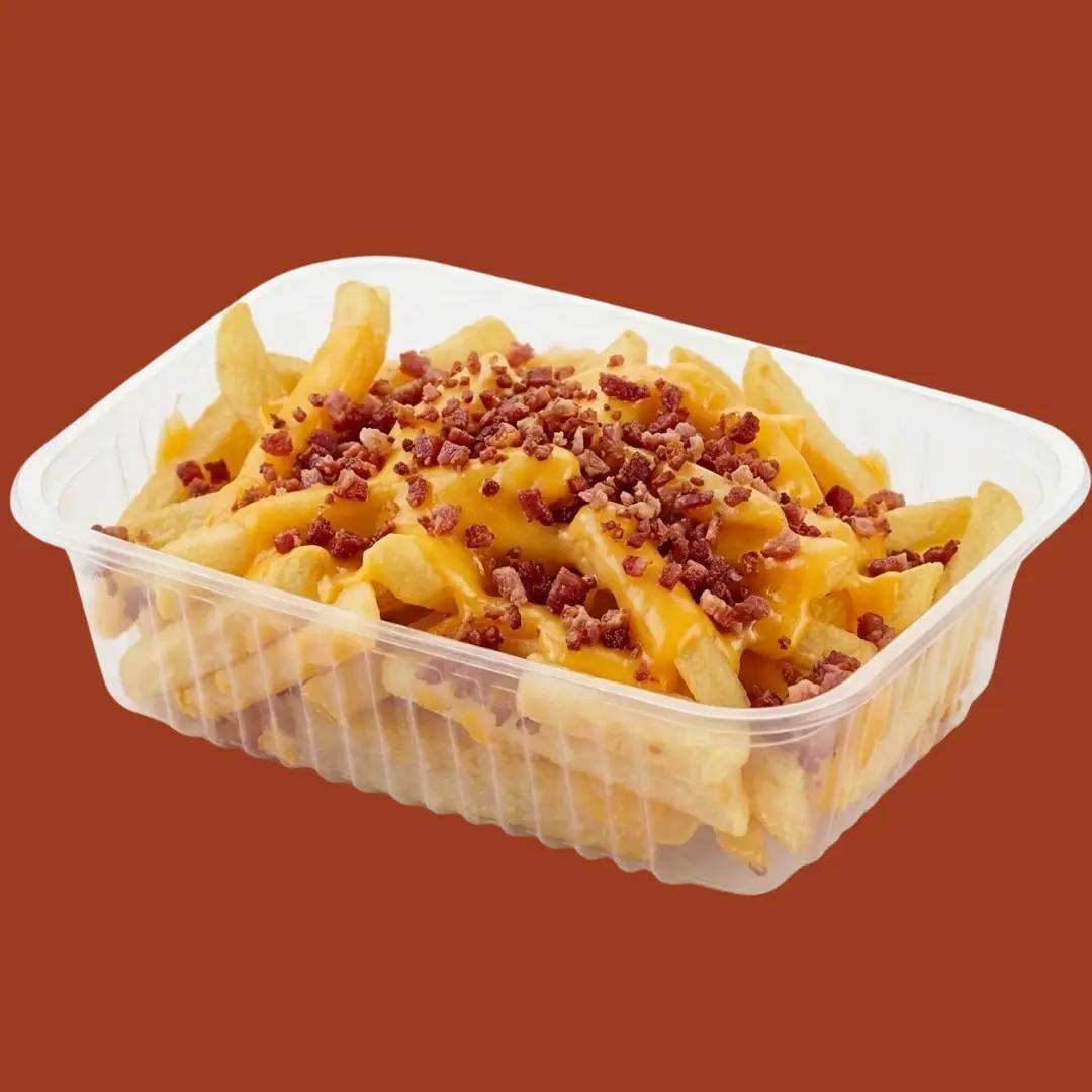 Bandeja de papas fritas completa