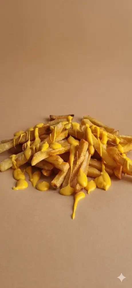 Papas Fritas con Cheddar